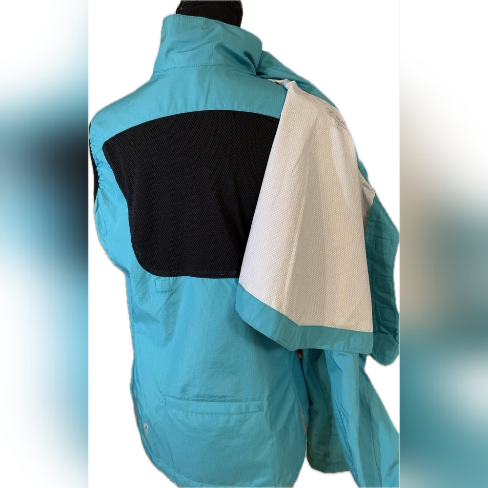SUGOi Teal / Blue Running / Bicycle Jacket and Vest Size Small Petite (S/P) - Picture 14 of 16